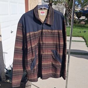Wrangler Men's Multicolor Striped Shirt Jacket
